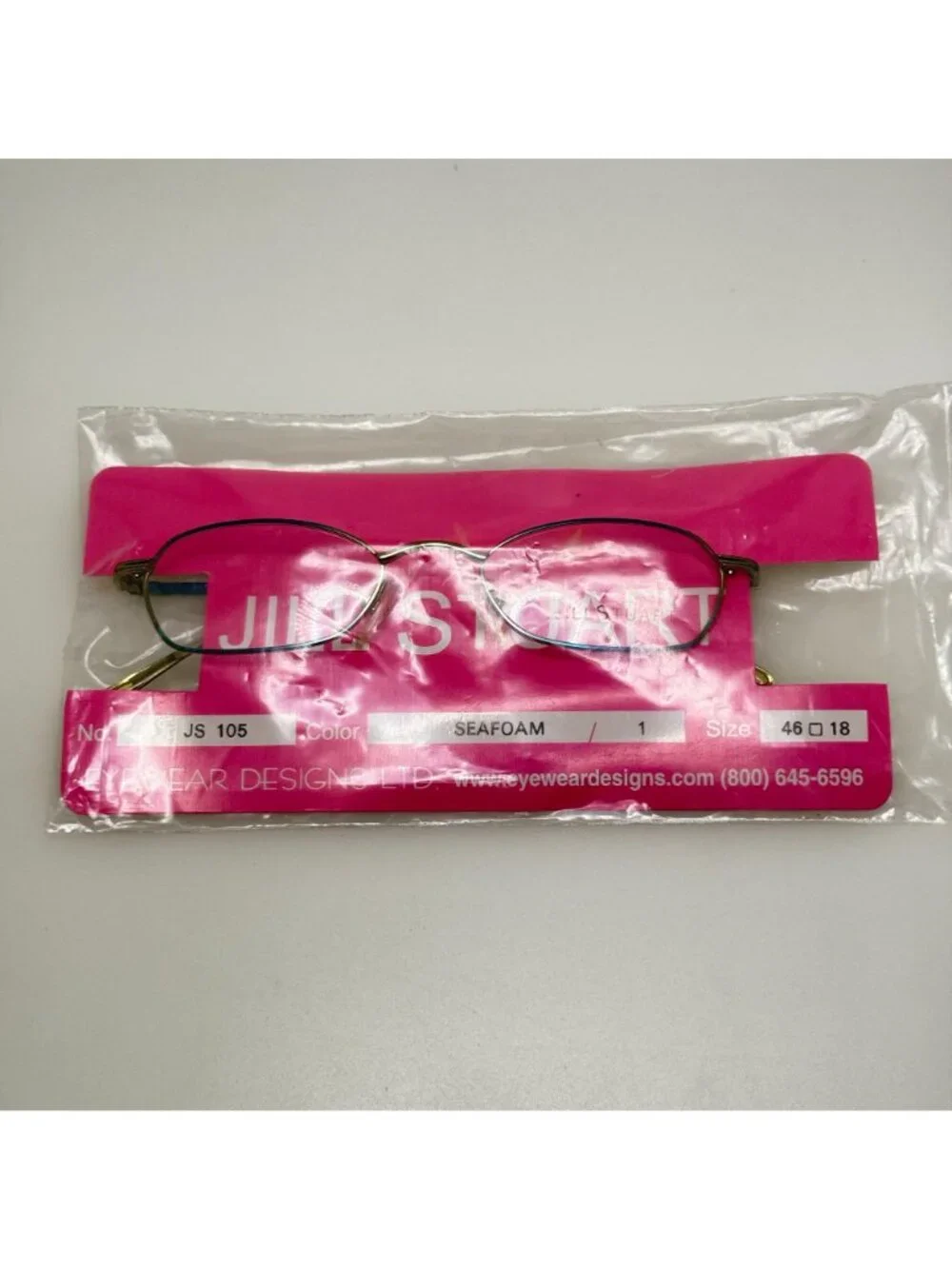 Jill Stuart JS 105-1 Seafoam Eyeglasses Eye Glasses Frames 46-18-130
